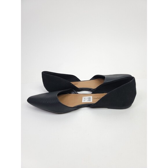 Christian Siriano Flats Womens Size 7.5 Black Slip On Shoes - Picture 8 of 10